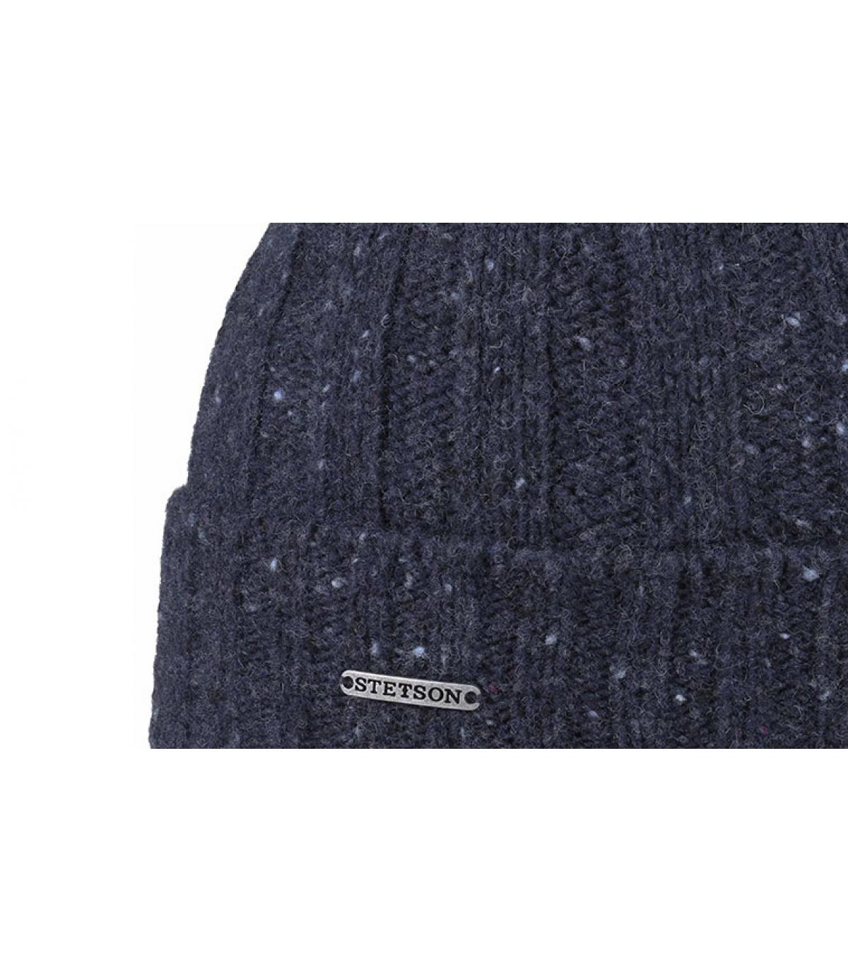 Navy wol beanie